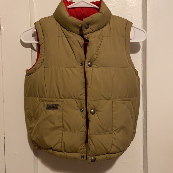 POLO Ralph Lauren Reversible Feather Down Vest Boys Size 6. - Picture 3 of 7